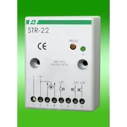 STR-22 STEROWNIK ROLET 1-PRZYCISKOWY 2A 230V AC