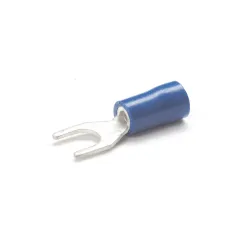 KOŃCÓWKA WIDEŁKOWA IZOLOWANA 1.5 - 2.5 mm2 / 4 mm NIEBIESKA (100 szt.)