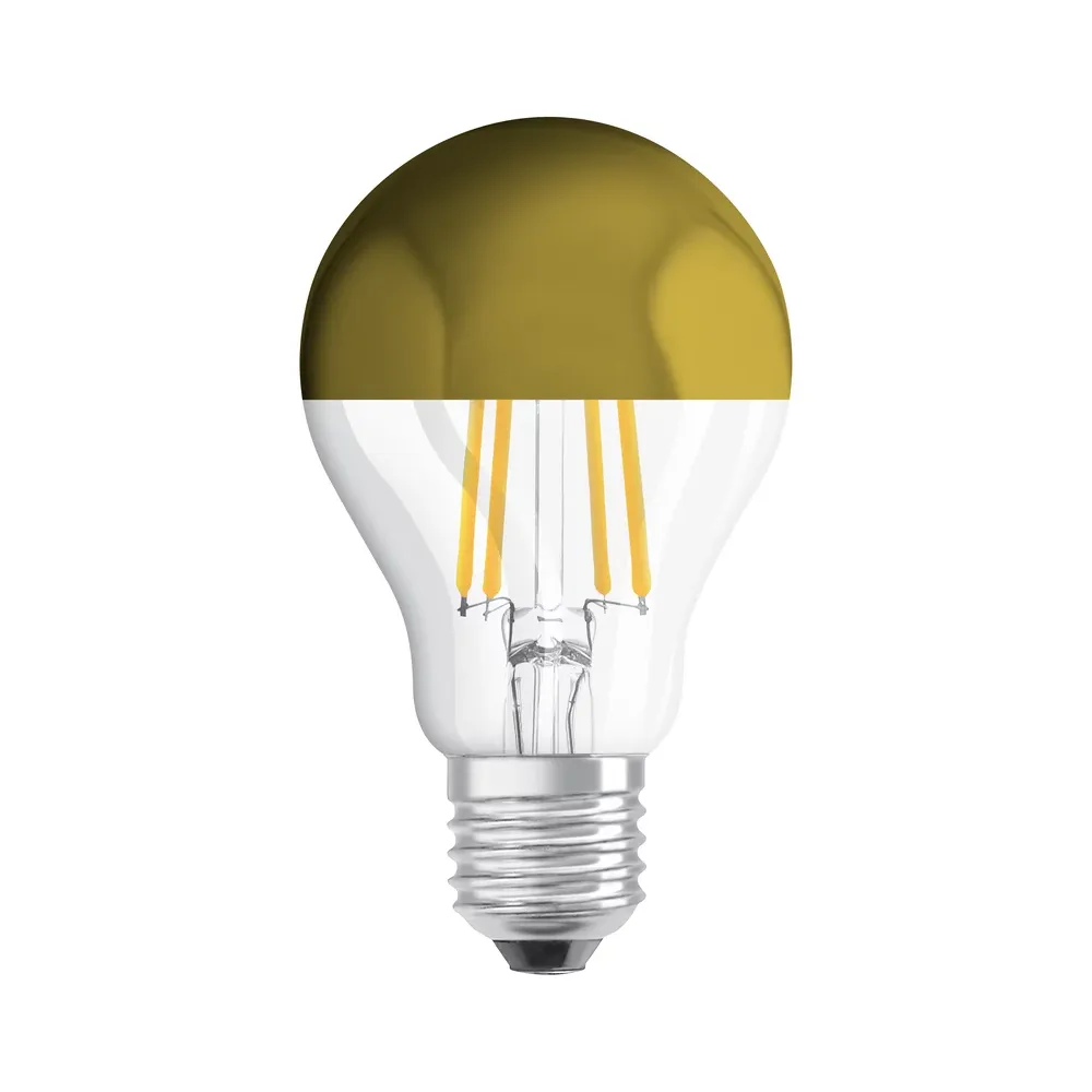 LED STAR ŻARÓWKA LED BULB FILAMENT GOLD 7/50W E27 230V PRZEZROCZYSTA 827 WW 2700K 650LM 300ST A60