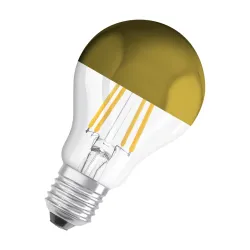 LED STAR ŻARÓWKA LED BULB FILAMENT GOLD 7/50W E27 230V PRZEZROCZYSTA 827 WW 2700K 650LM 300ST A60