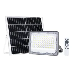 FOKUS CZARNY OPRAWA SOLARNA 60W CW 6000K 900LM 3.2V/10000MAH IP65 PC ALUMINIUM/ SZKŁO