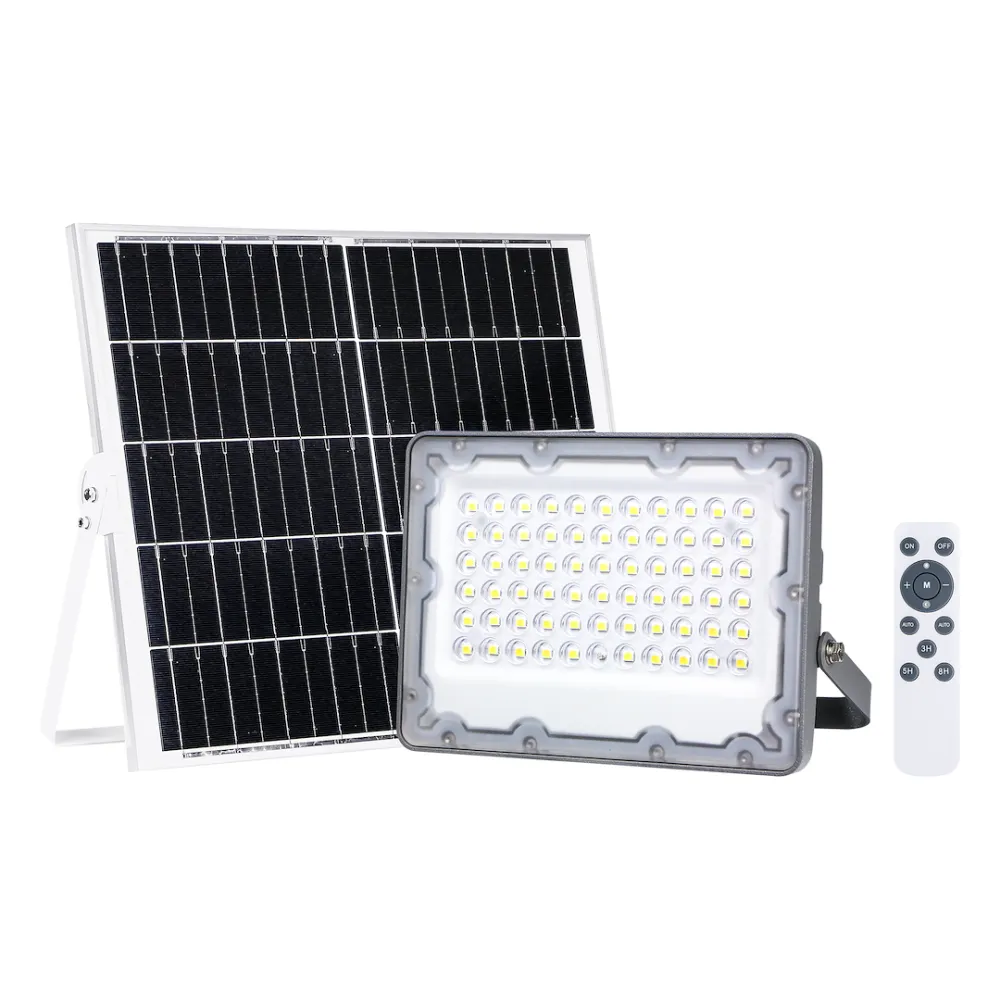 FOKUS CZARNY OPRAWA SOLARNA 60W CW 6000K 900LM 3.2V/10000MAH IP65 PC ALUMINIUM/ SZKŁO