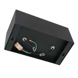 PLAZA CZARNY OPRAWA SUFITOWA NT 2X GU10 AR111/ 12W IP20 METAL