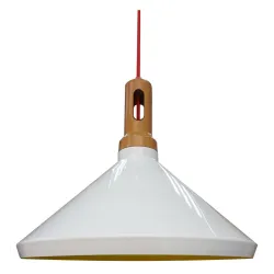 ROBINSON BIAŁY/ ŻÓŁTY OPRAWA WISZĄCA 1X E27/ 60W IP20 METAL