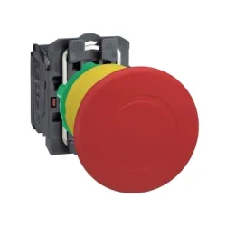 Schneider Electric Harmony XB5 Przycisk stop awaryjnyØ40 czerwony plastikowy, XB5AT842