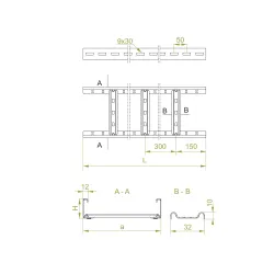 DKP100H45/6 N DRABINKA KABLOWA 6M 1.5 MM