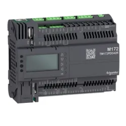 Schneider Electric Sterownik PLC HVAC M172 12xDI 12xAI 12xDO 6xAO 2xModbus SL CANModbus TCP BACNet, TM172PDG42R