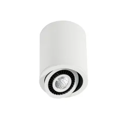 SUBBA BIAŁY/ CZARNY OPRAWA SUFITOWA SPOT NT LED 7W WW 3000K 560LM IP20 ALUMINIUM