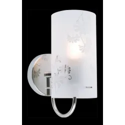 SENSE CHROM OPRAWA ŚCIENNA KINKIET 1X E27/ 60W IP20 STOP METALI/ SZKŁO MATOWE
