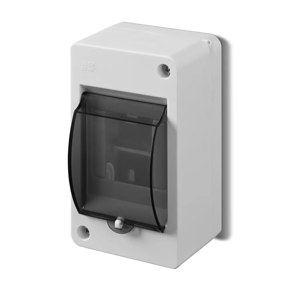 S-3 MINI ROZDZIELNIA PLASTIKOWA NT 3M 1X 3M N+PE IP30 IK05 140X82X84 DRZWI DYMNE BIAŁY