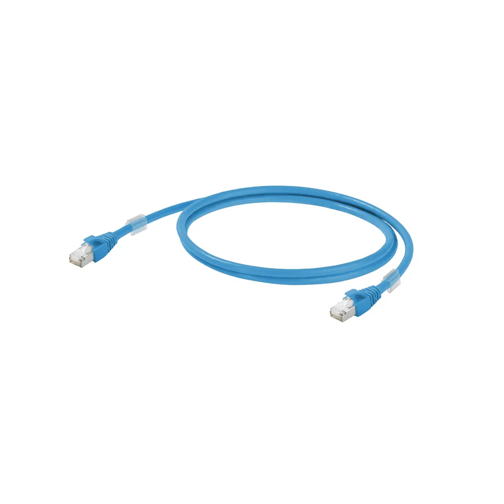 IE-C6FP8LB0100M40M40-B Kabel połączeniowy Cat.6 LSZH niebieski