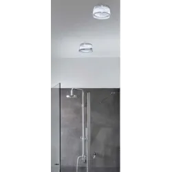 UNA PRZEZROCZYSTY OPRAWA SUFITOWA PT LED 7W NW 4000K 590LM IP44 SZKŁO/ ALUMINIUM