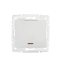 DOMO 01-1110-202 BI  ŁĄCZNIK JEDNOBIEGUNOWY Z LED