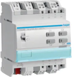 KNX WYJŚCIE BINARNE 4-KROTNE 10A, 4 MOD