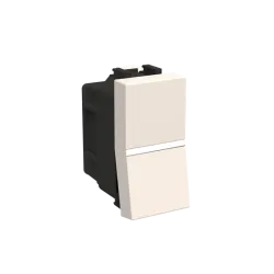 ZENIT BIAŁY ŁĄCZNIK 1X 1MODUŁOWY MECHANIZM + KLAWISZ