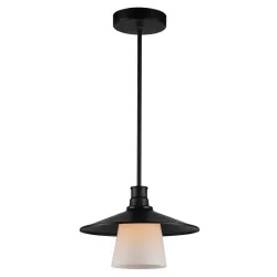 LOFT BIAŁY/ CZARNY OPRAWA WISZĄCA 1X E27/ 60W IP20 METAL