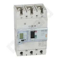 DPX3 250 WYŁĄCZNIK MOCY 250A 3P 25KA 400V AC ZACISKI ŚRUBOWE WYZWALACZ ELEKTRONICZNY