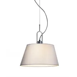 ALICANTE BIAŁY OPRAWA WISZĄCA 1X E27/ 60W IP20 TKANINA/ METAL