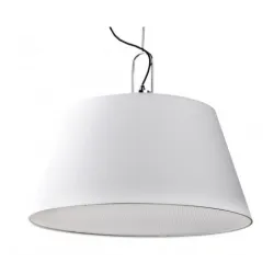 ALICANTE BIAŁY OPRAWA WISZĄCA 1X E27/ 60W IP20 TKANINA/ METAL