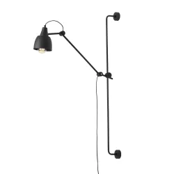 DRON CZARNY OPRAWA ŚCIENNA KINKIET NT 1X E27/ 60W IP20 METAL