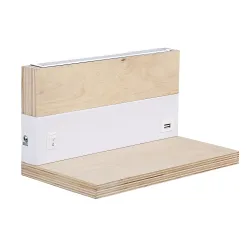 ANET DREWNO/ BIAŁY OPRAWA ŚCIENNA KINKIET NT LED 2X4W WW 4000K 400LM IP20 SKLEJKA/ METAL
