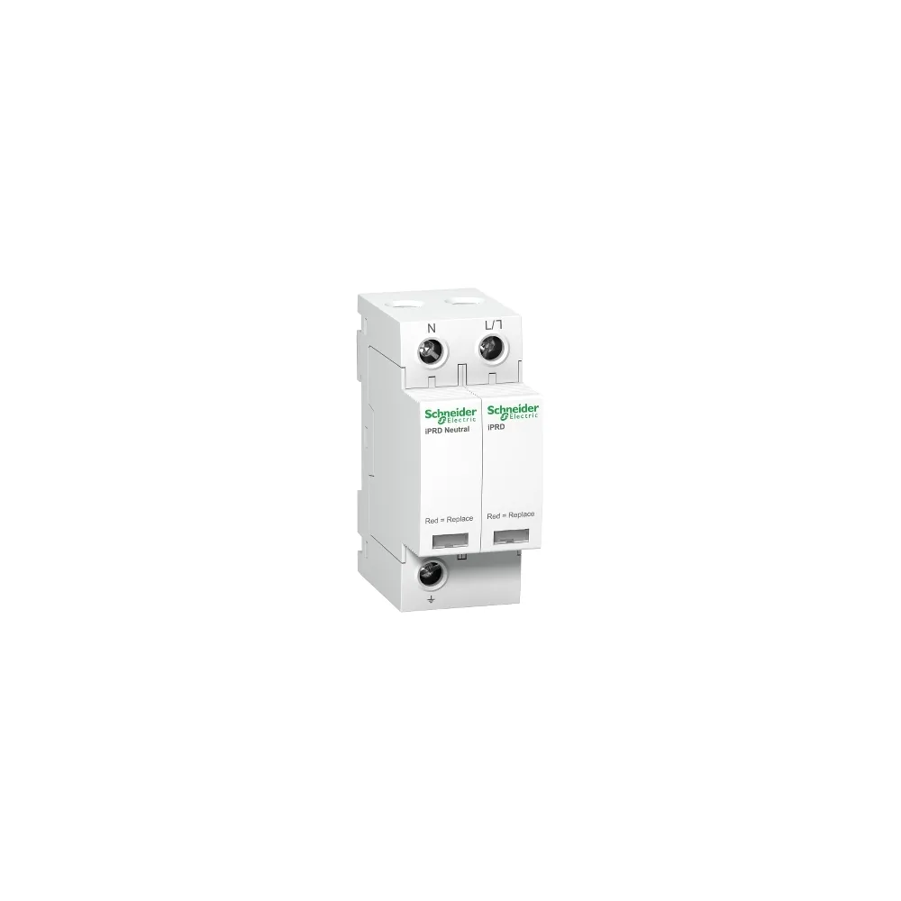 Schneider Electric Ogranicznik przepięć Acti9 iPRD20r-T2-1N 1+1-biegunowy Typ2 20 kA ze stykiem, A9L20501