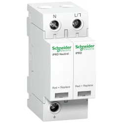 Schneider Electric Ogranicznik przepięć Acti9 iPRD20r-T2-1N 1+1-biegunowy Typ2 20 kA ze stykiem, A9L20501