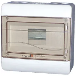ROZDZIELNIA PLASTIKOWA NT 9M 1X 9M N+PE 200X204X94 IP55 DRZWI DYMNE