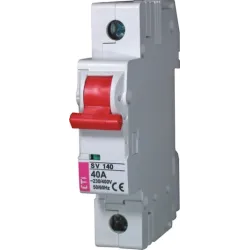 SV 140 ROZŁĄCZNIK IZOLACYJNY 40A 1P 1Z 1M 230/400V AC EVE