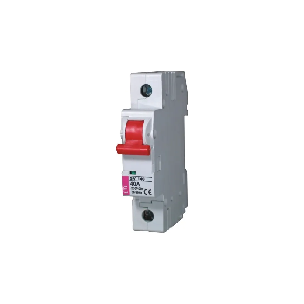 SV 140 ROZŁĄCZNIK IZOLACYJNY 40A 1P 1Z 1M 230/400V AC EVE