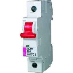 SV 140 ROZŁĄCZNIK IZOLACYJNY 40A 1P 1Z 1M 230/400V AC EVE