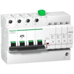 Schneider Electric Ogranicznik przepięć Acti9 iQuickPRD20r-T2-3N 3+1-biegunowy Typ2 20 kA ze stykiem, A9L16297