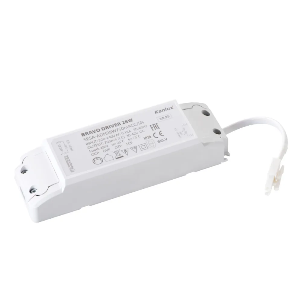 BRAVO ZASILACZ ELEKTRONICZNY 28W 220-240V AC IP20