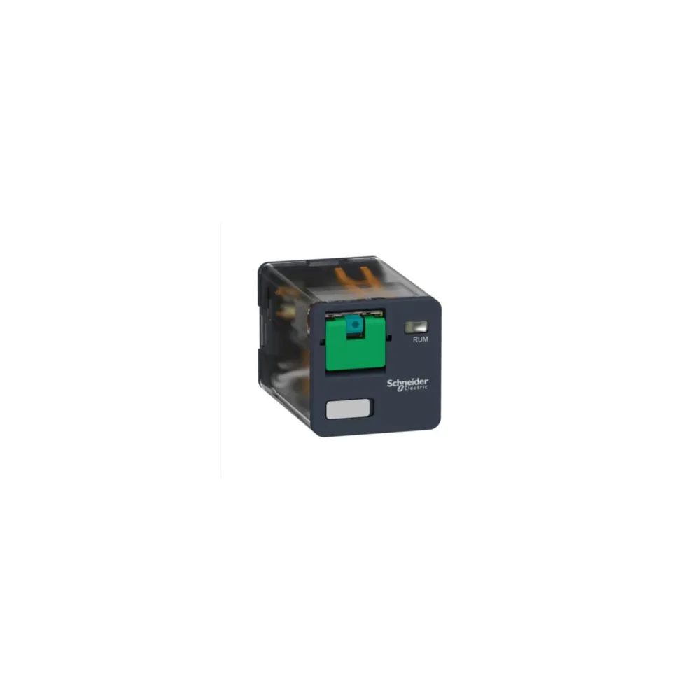 Schneider Electric Zelio Relay Przekaźnik uniwersalny z przyciskiem test 3C/O 10A, 220V DC, RUMC31MD