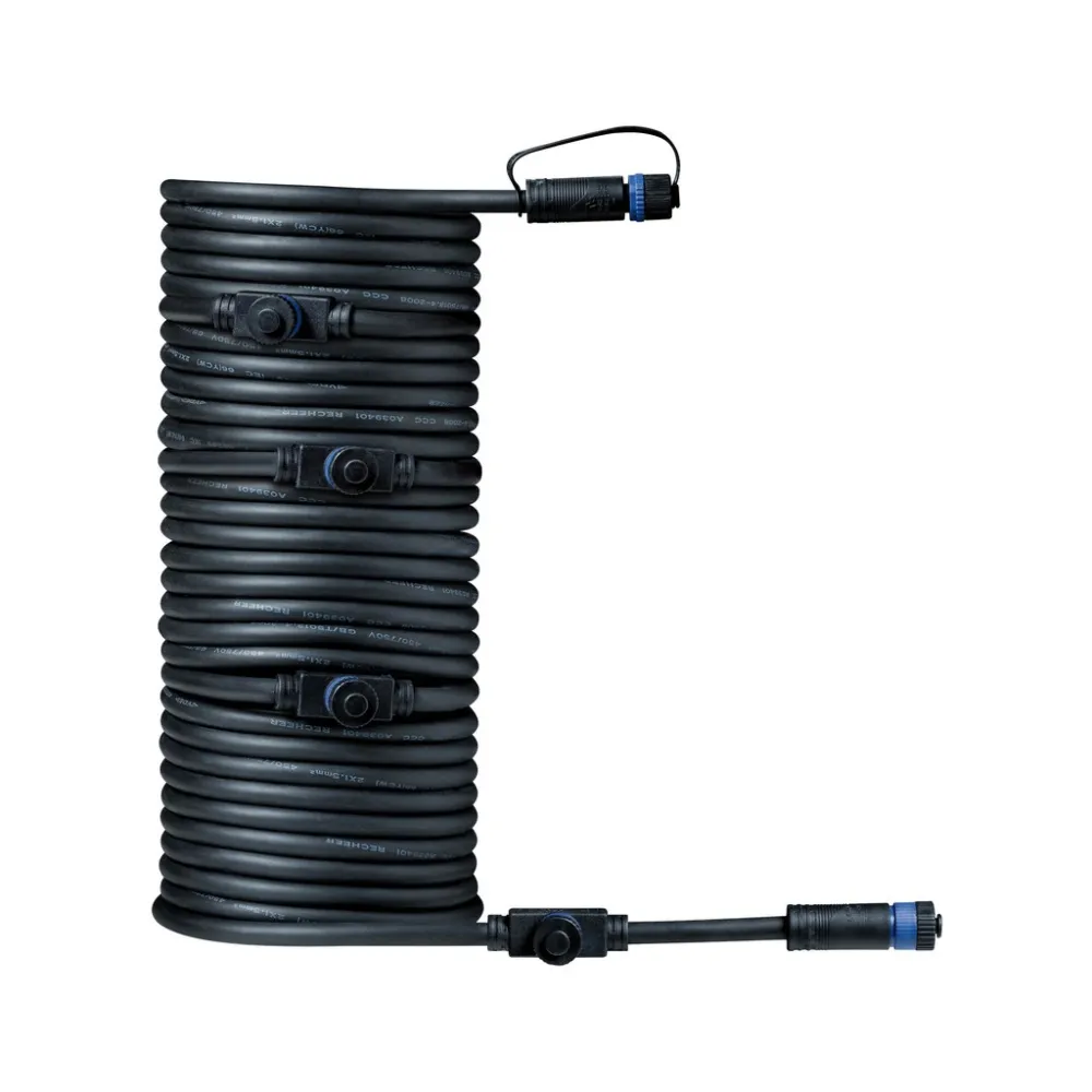 OUTDOOR PLUG  SHINE PRZEWÓD ŁĄCZĄCY IP68 10M 1IN-5OUT CZARNY TWORZYWO SZTUCZNE