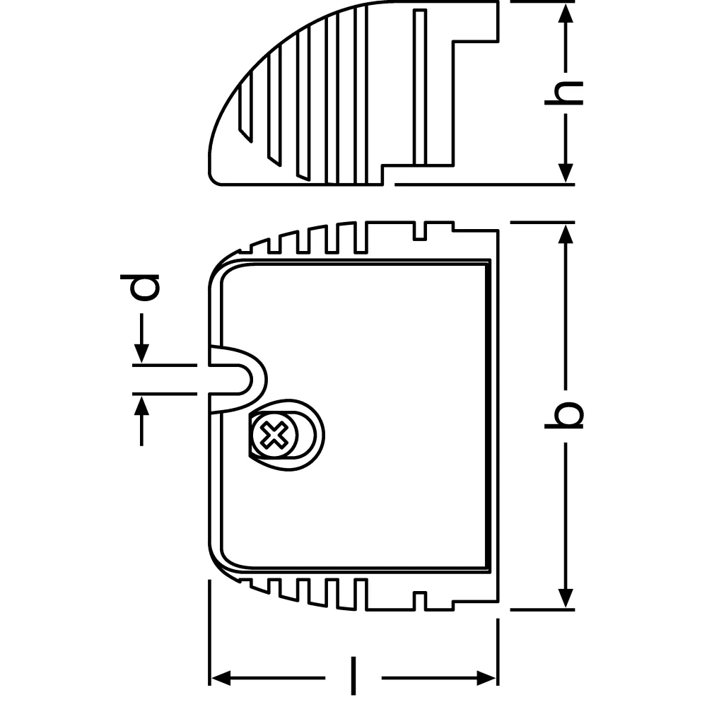 OT CABLE CLAMP F-STYLE - -