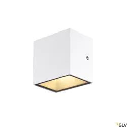 SITRA BIAŁY OPRAWA ŚCIENNA FASADOWA NT LED 6.2W 3000K/ 4000K 580LM/ 620LM IP44 ALUMINIUM/ SZKŁO