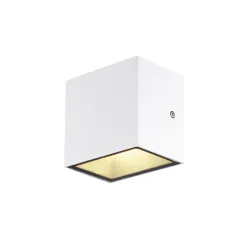 SITRA BIAŁY OPRAWA ŚCIENNA FASADOWA NT LED 6.2W 3000K/ 4000K 580LM/ 620LM IP44 ALUMINIUM/ SZKŁO