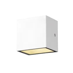 SITRA BIAŁY OPRAWA ŚCIENNA FASADOWA NT LED 6.2W 3000K/ 4000K 580LM/ 620LM IP44 ALUMINIUM/ SZKŁO