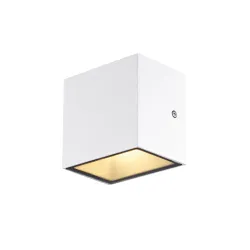 SITRA BIAŁY OPRAWA ŚCIENNA FASADOWA NT LED 6.2W 3000K/ 4000K 580LM/ 620LM IP44 ALUMINIUM/ SZKŁO