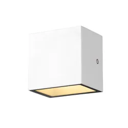 SITRA BIAŁY OPRAWA ŚCIENNA FASADOWA NT LED 6.2W 3000K/ 4000K 580LM/ 620LM IP44 ALUMINIUM/ SZKŁO