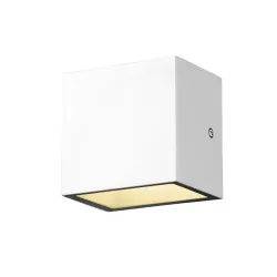 SITRA BIAŁY OPRAWA ŚCIENNA FASADOWA NT LED 6.2W 3000K/ 4000K 580LM/ 620LM IP44 ALUMINIUM/ SZKŁO