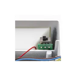 SITRA BIAŁY OPRAWA ŚCIENNA FASADOWA NT LED 6.2W 3000K/ 4000K 580LM/ 620LM IP44 ALUMINIUM/ SZKŁO