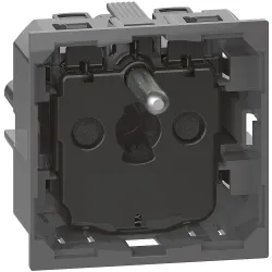 LIVING NOW MECHANIZM GNIAZDO 2M 1X Z/U ZACISKI SPRĘŻYNOWE BTICINO