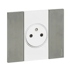 LIVING NOW MECHANIZM GNIAZDO 2M 1X Z/U ZACISKI SPRĘŻYNOWE BTICINO