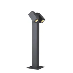 THEO ANTRACYT OPRAWA PODŁOGOWA 2X GU10/ 7W IP44 ALUMINIUM