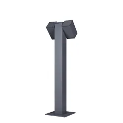 THEO ANTRACYT OPRAWA PODŁOGOWA 2X GU10/ 7W IP44 ALUMINIUM