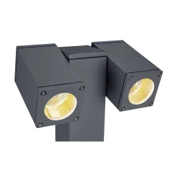 THEO ANTRACYT OPRAWA PODŁOGOWA 2X GU10/ 7W IP44 ALUMINIUM