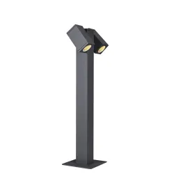 THEO ANTRACYT OPRAWA PODŁOGOWA 2X GU10/ 7W IP44 ALUMINIUM