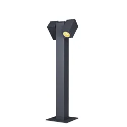 THEO ANTRACYT OPRAWA PODŁOGOWA 2X GU10/ 7W IP44 ALUMINIUM